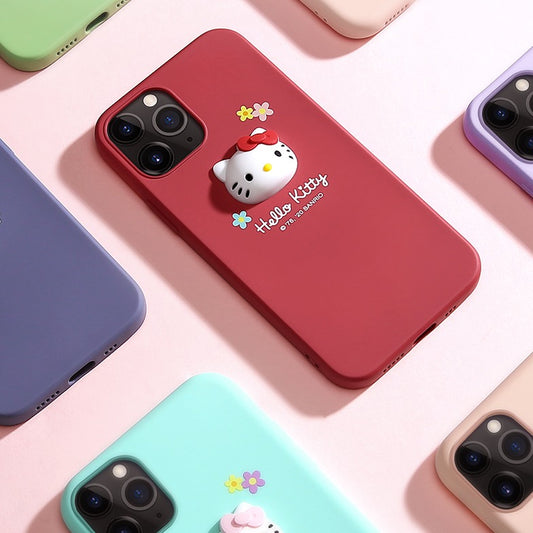 UKA Hello Kitty 3D Avatar Liquid Silicone Case Cover