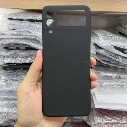 Oatsbasf Luxury Pure Carbon Fiber Case for Samsung Foldable Smartphones