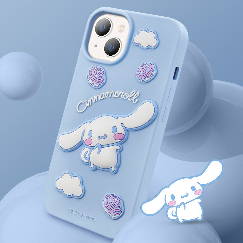 UKA Sanrio Characters Shockproof 3D Silicone Back Case Cover