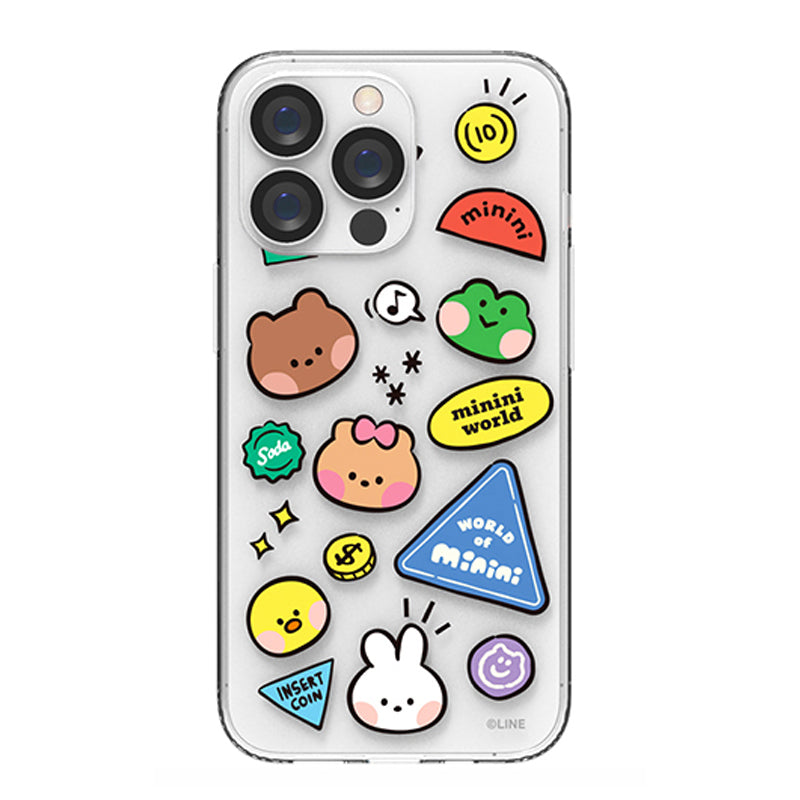 Line Friends minini Clear Case Cover