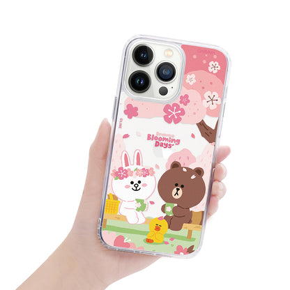 GARMMA Line Friends Sakura Air Cushion TPU+PC Back Case Cover