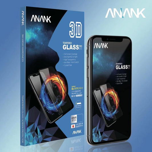 ANANK 9H Hardness Full Coverage Tempered Glass Screen Protector Film for Apple iPhone - Armor King Case