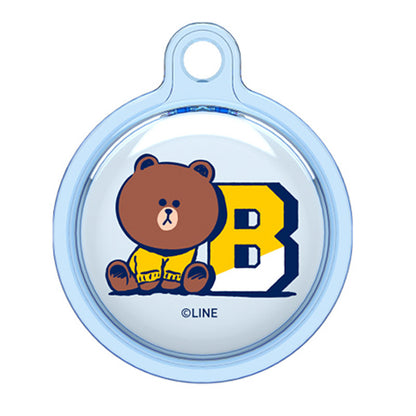 Line Friends Apple AirTag Clear Case