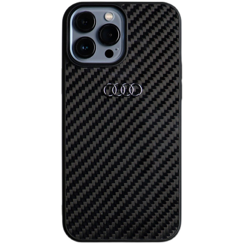 Audi Carbon Fiber Phone Case Cover