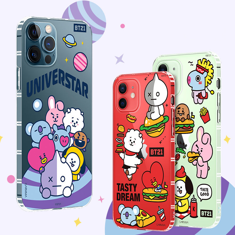 GARMMA BT21 Air Cushion Soft Back Cover Case