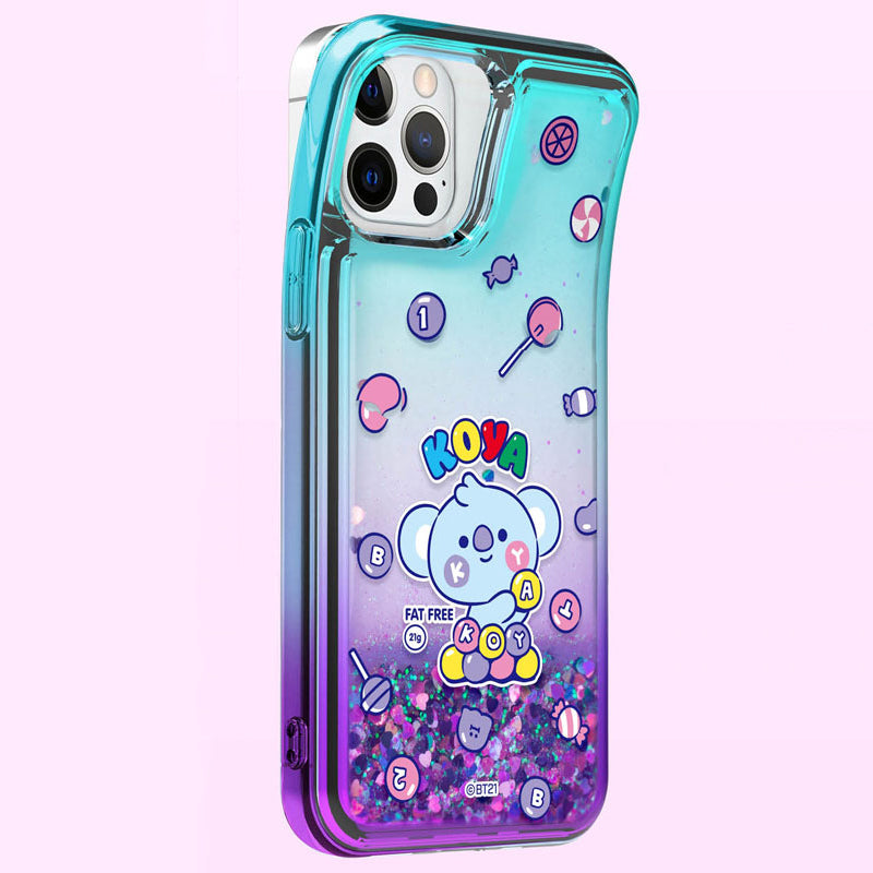 BT21 Jelly Candy Bling Aqua Case Cover