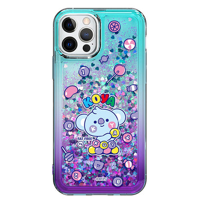 BT21 Jelly Candy Bling Aqua Case Cover