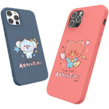 BT21 Liquid Silicone Soft Color Jelly Case Cover