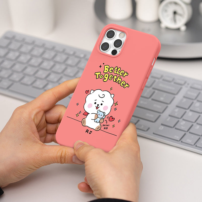 BT21 Liquid Silicone Soft Color Jelly Case Cover