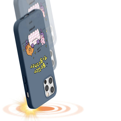 BT21 Liquid Silicone Soft Color Jelly Case Cover