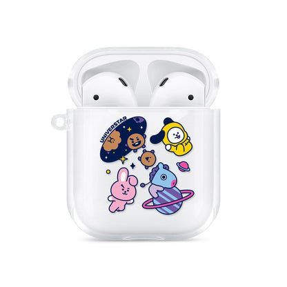 GARMMA BT21 UNIVERSTAR Soft TPU Apple AirPods 2&1 Charging Case Cover