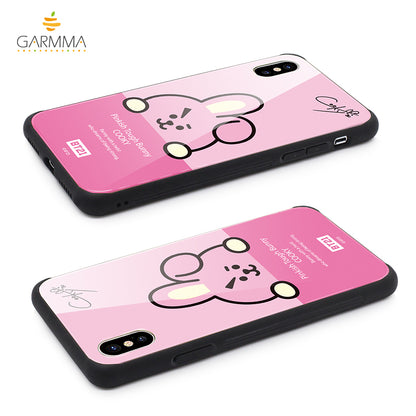 GARMMA BT21 Tempered Glass Back Case Cover