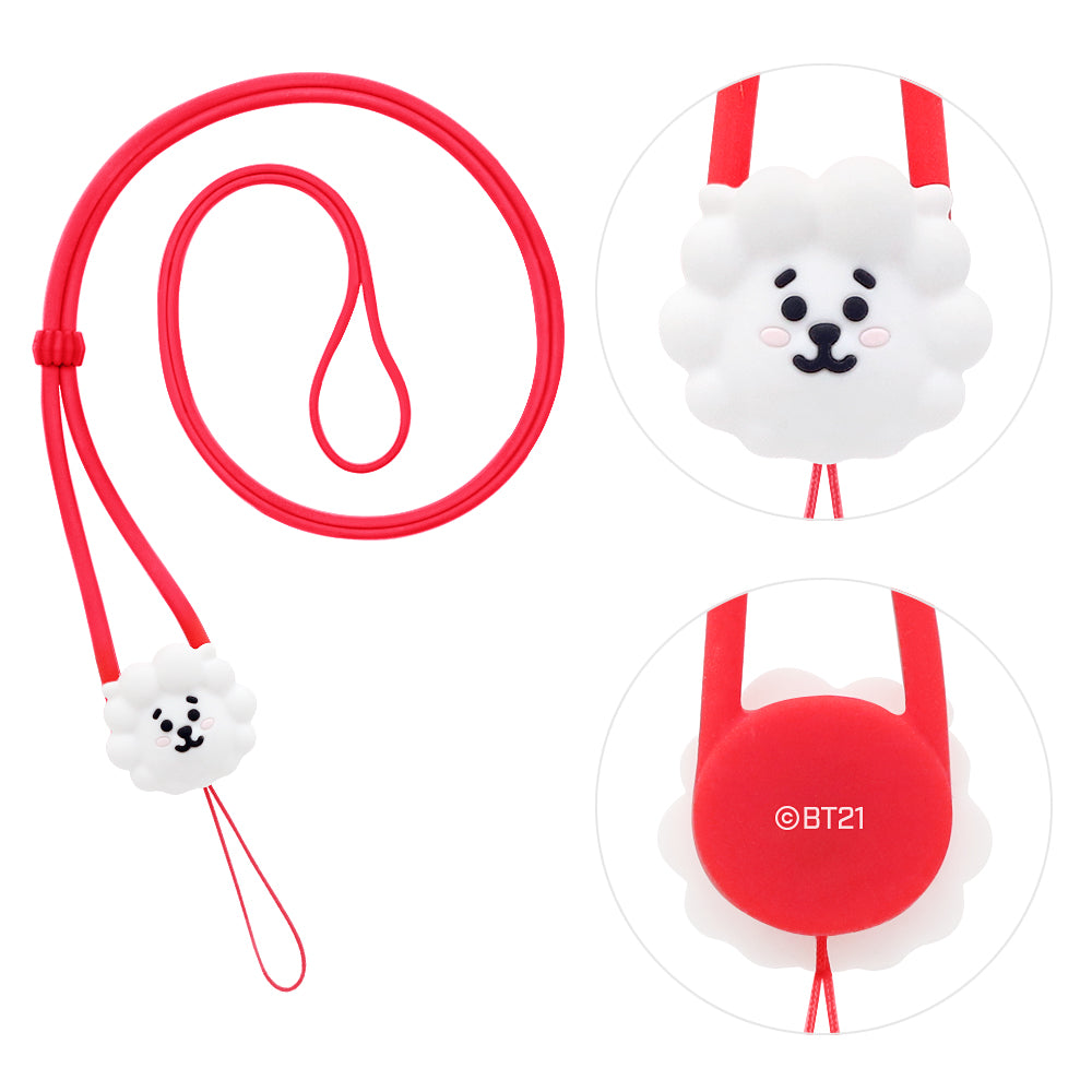 GARMMA BT21 Anti-lost Silicone Strap Universal Lanyard