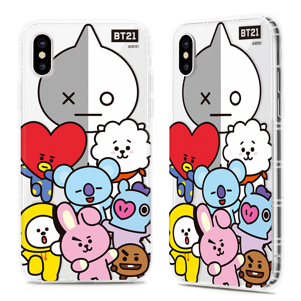 GARMMA LINE FRIENDS X BTS BT21 Air Cushion Soft Back Case Cover