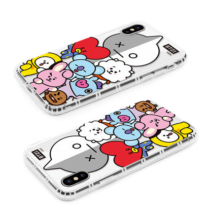 GARMMA LINE FRIENDS X BTS BT21 Air Cushion Soft Back Case Cover