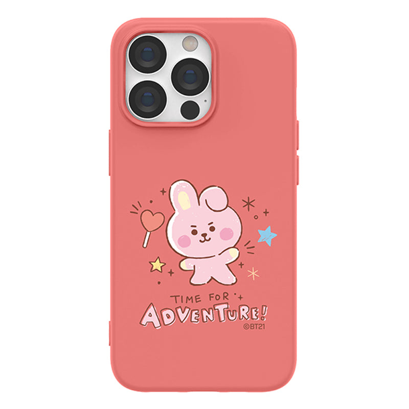 BT21 Liquid Silicone Soft Color Jelly Case Cover