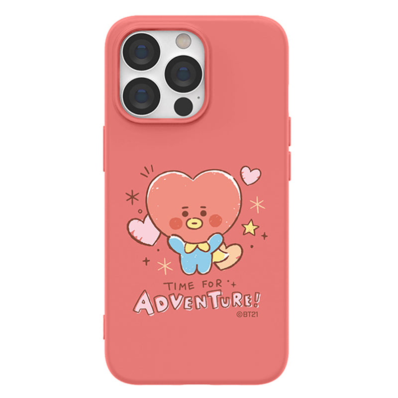 BT21 Liquid Silicone Soft Color Jelly Case Cover