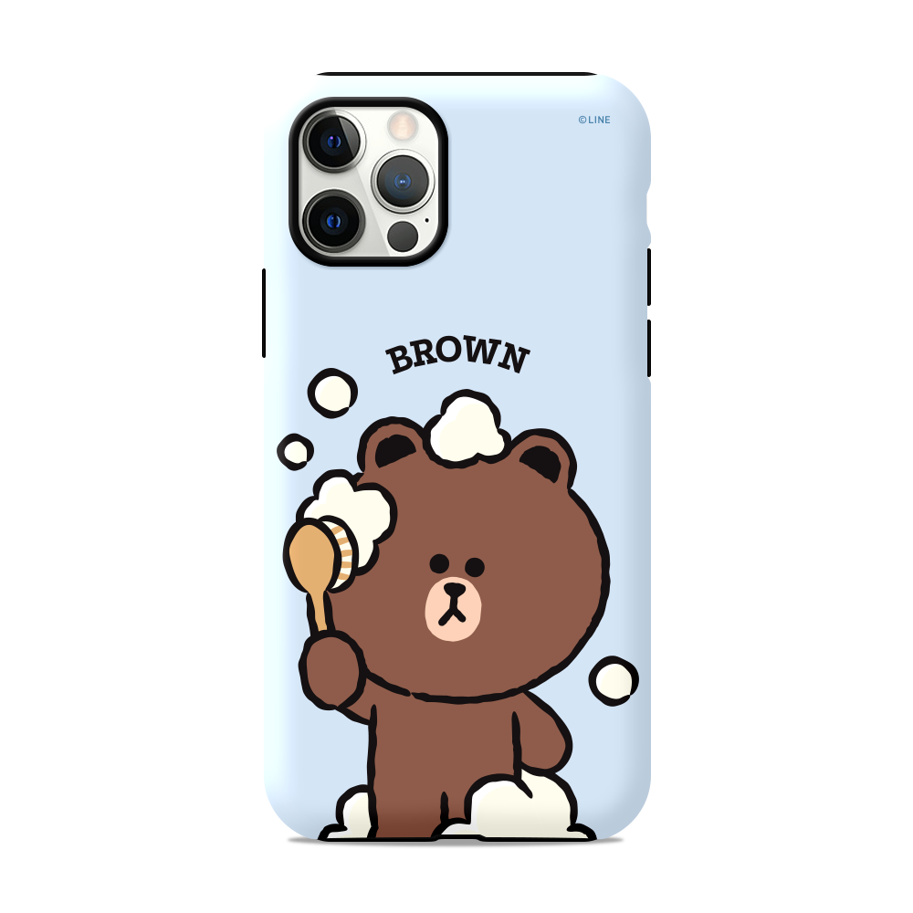 Line Friends Dual Layer TPU+PC Shockproof Guard Up Case Cover