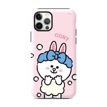 Line Friends Dual Layer TPU+PC Shockproof Guard Up Case Cover