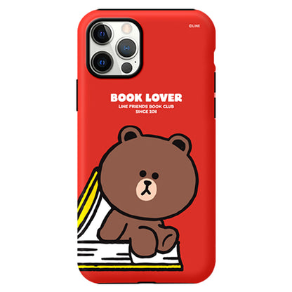 Line Friends Dual Layer TPU+PC Shockproof Guard Up Case Cover