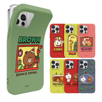 Line Friends Liquid Silicone Soft Color Jelly Case Cover