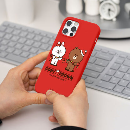 Line Friends Liquid Silicone Soft Color Jelly Case Cover