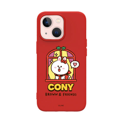 Line Friends Liquid Silicone Soft Color Jelly Case Cover