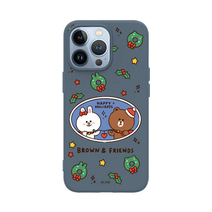 Line Friends Liquid Silicone Soft Color Jelly Case Cover