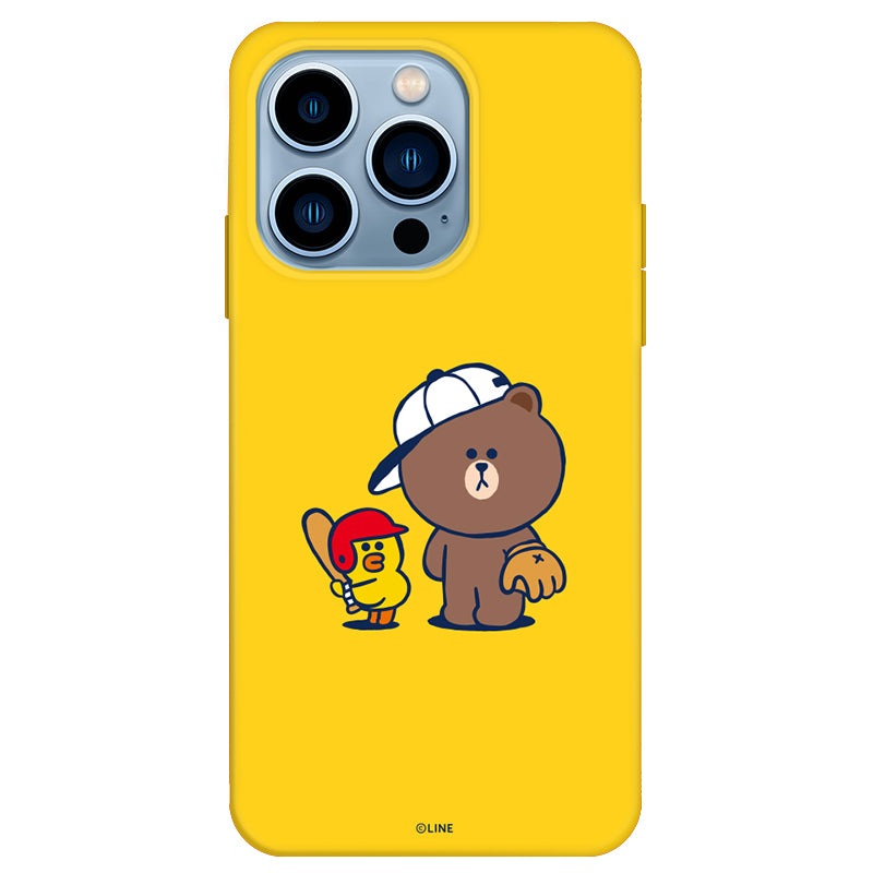 Line Friends Liquid Silicone Soft Color Jelly Case Cover