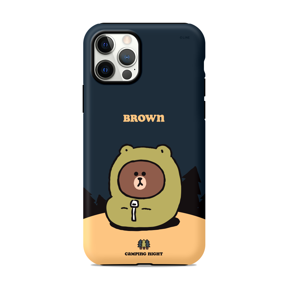 Line Friends Dual Layer TPU+PC Shockproof Guard Up Case Cover