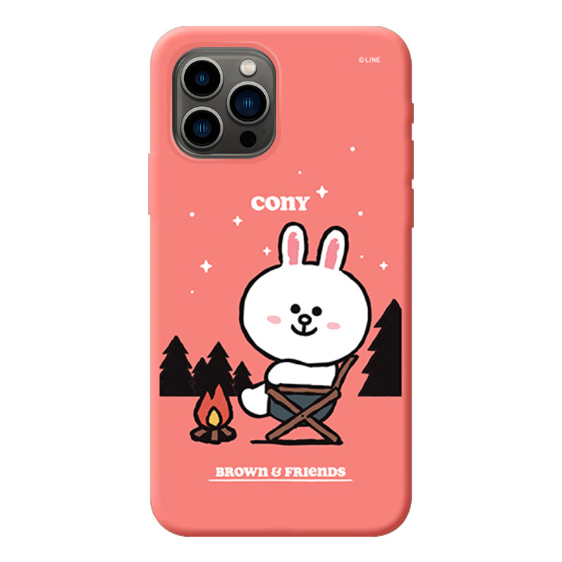 Line Friends Liquid Silicone Soft Color Jelly Case Cover