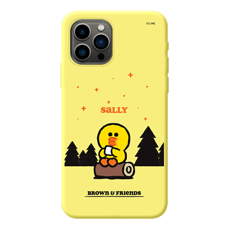 Line Friends Liquid Silicone Soft Color Jelly Case Cover