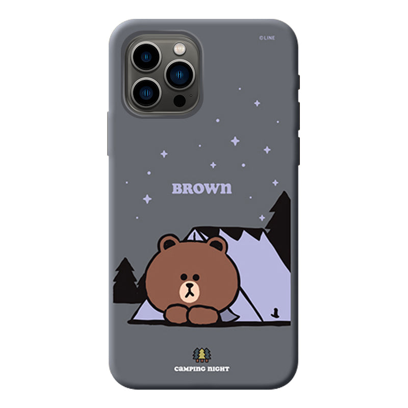 Line Friends Liquid Silicone Soft Color Jelly Case Cover