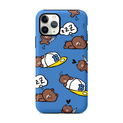 Line Friends Dual Layer TPU+PC Shockproof Guard Up Case Cover