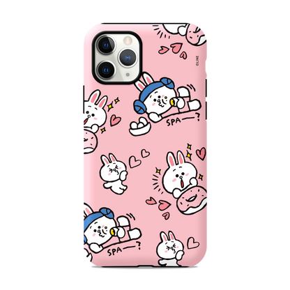 Line Friends Dual Layer TPU+PC Shockproof Guard Up Case Cover