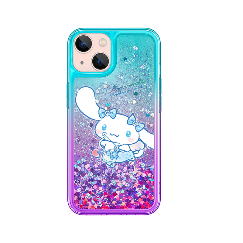 UKA Sanrio Characters Air Cushion Glitter Quicksand Back Case Cover