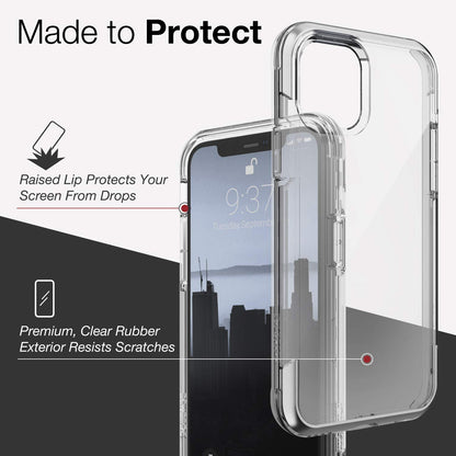 X-Doria Defense Air Military Grade Drop Tested Anodized Aluminum TPU PC Clear Case Cover