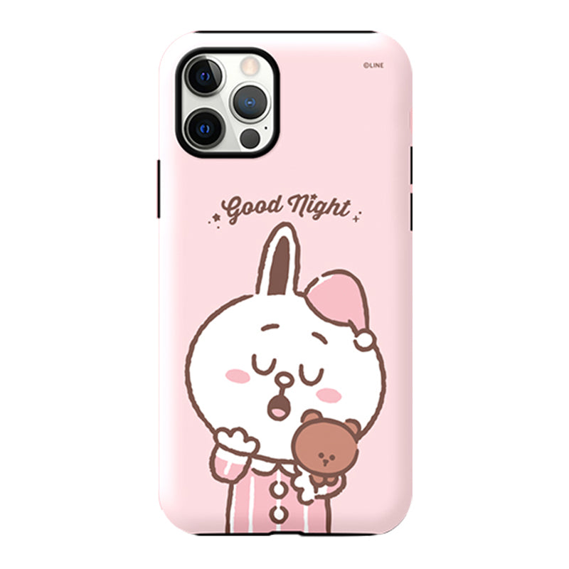 Line Friends Dual Layer TPU+PC Shockproof Guard Up Case Cover