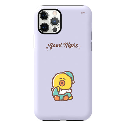 Line Friends Dual Layer TPU+PC Shockproof Guard Up Case Cover