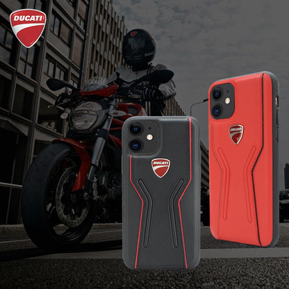 Ducati Superbike D6 Genuine Leather Hard Back Cover Case