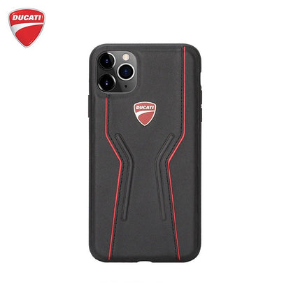 Ducati Superbike D6 Genuine Leather Hard Back Cover Case