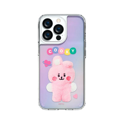 BT21 Shockproof Slim Fit Hologram Mirror Case Cover