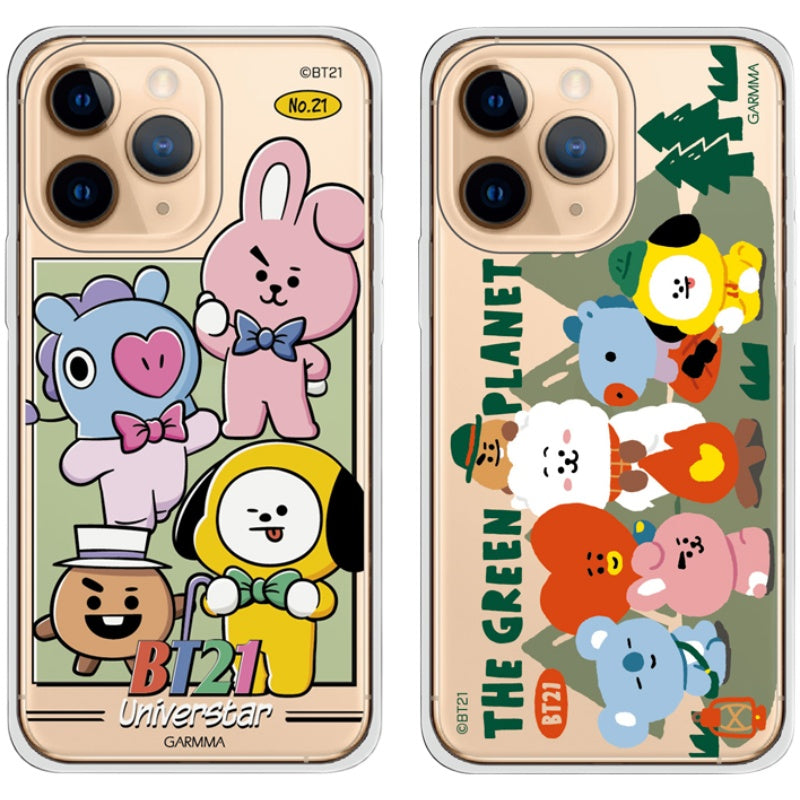GARMMA BT21 Vintage Edition Air Cushion TPU+PC Back Case Cover