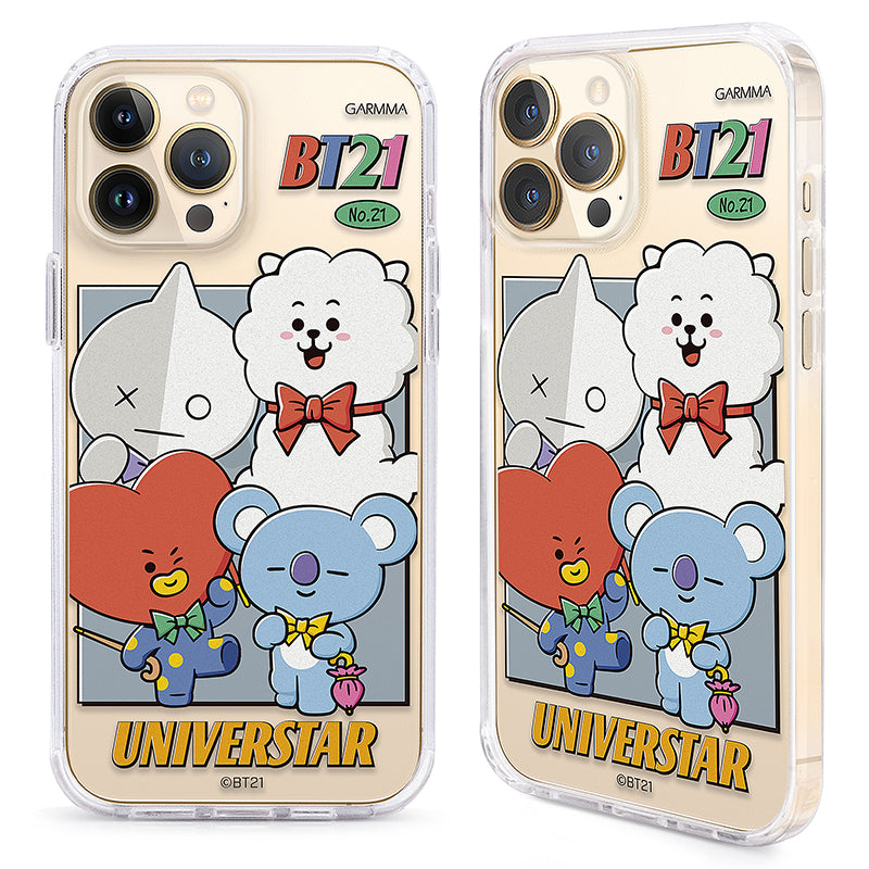 GARMMA BT21 Vintage Edition Air Cushion TPU+PC Back Case Cover