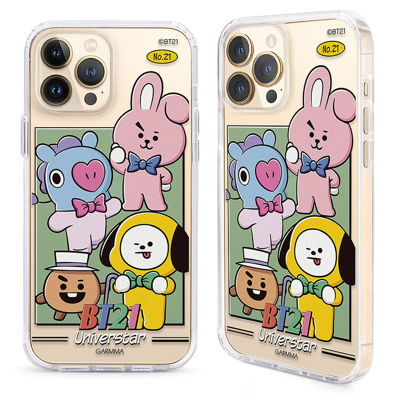 GARMMA BT21 Vintage Edition Air Cushion TPU+PC Back Case Cover