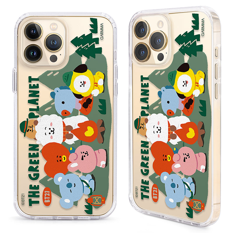 GARMMA BT21 Vintage Edition Air Cushion TPU+PC Back Case Cover