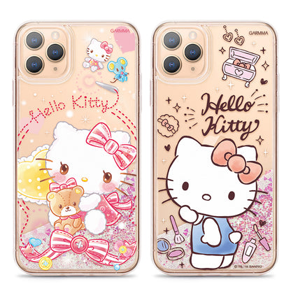 GARMMA Sanrio Characters Air Cushion Glitter Quicksand Back Case Cover