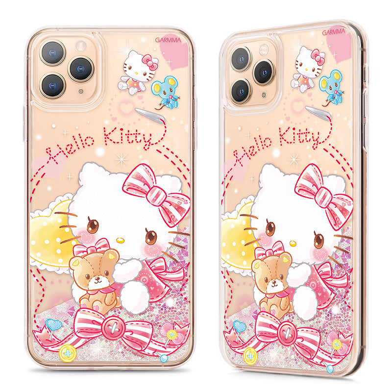 GARMMA Sanrio Characters Air Cushion Glitter Quicksand Back Case Cover