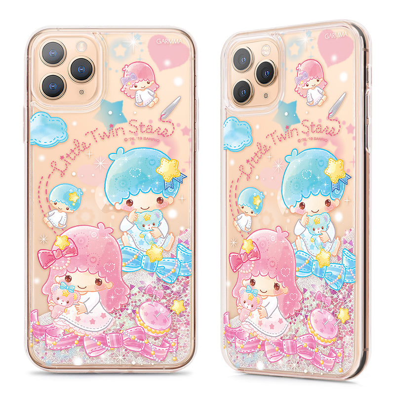 GARMMA Sanrio Characters Air Cushion Glitter Quicksand Back Case Cover