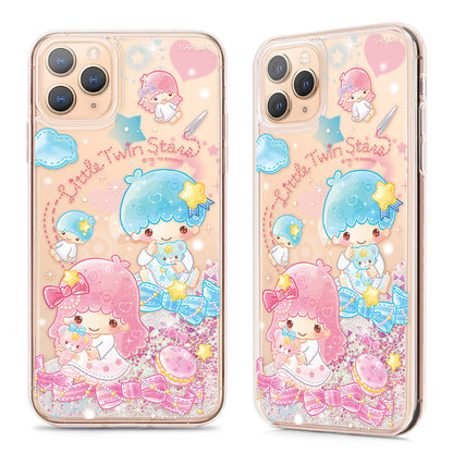 GARMMA Sanrio Characters Air Cushion Glitter Quicksand Back Case Cover